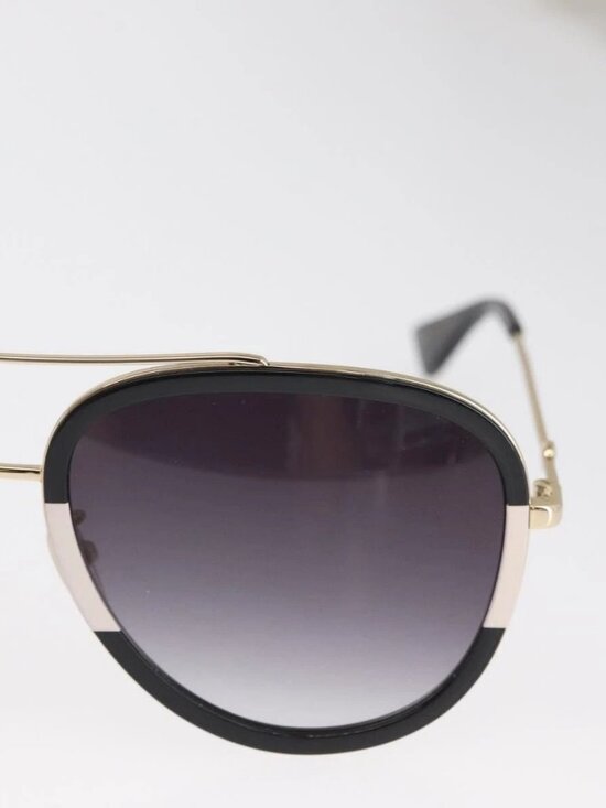 GUCCI Sunglasses metal Black Auth BA10537V main image 4